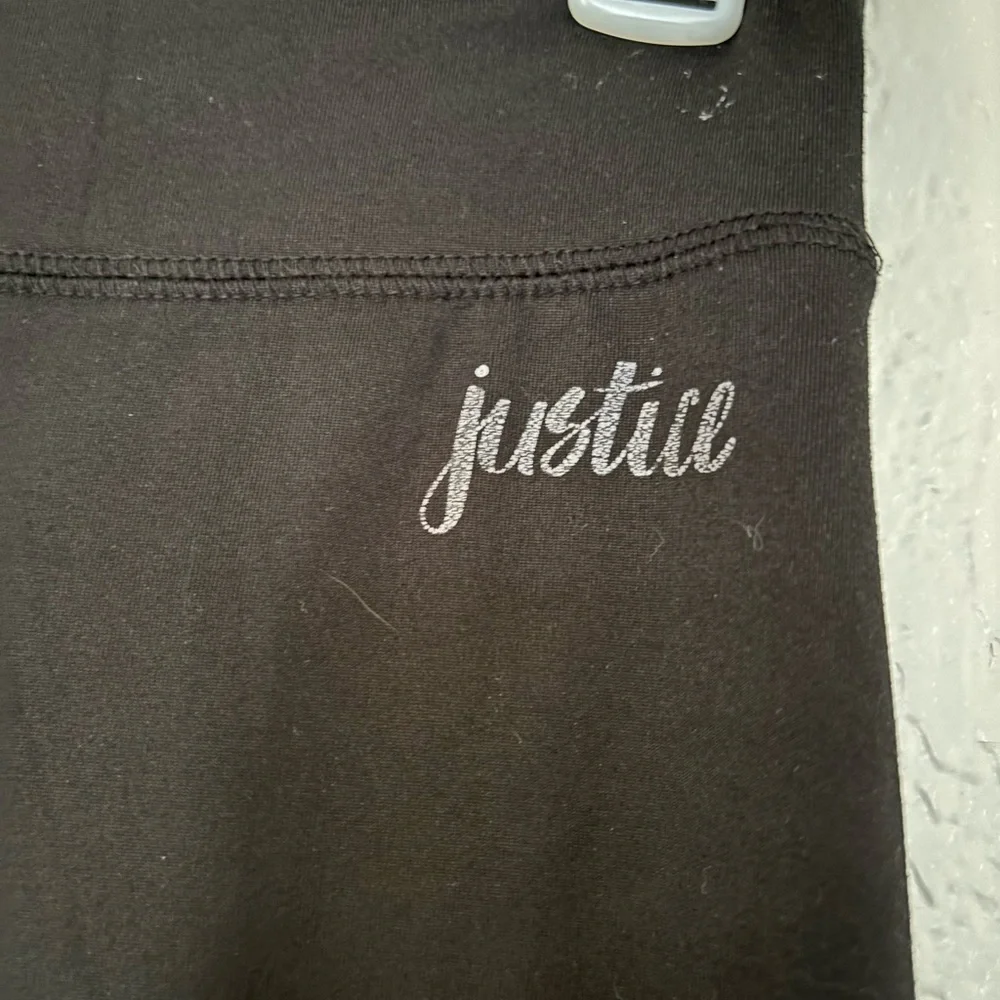 Justice Black Active Leggings